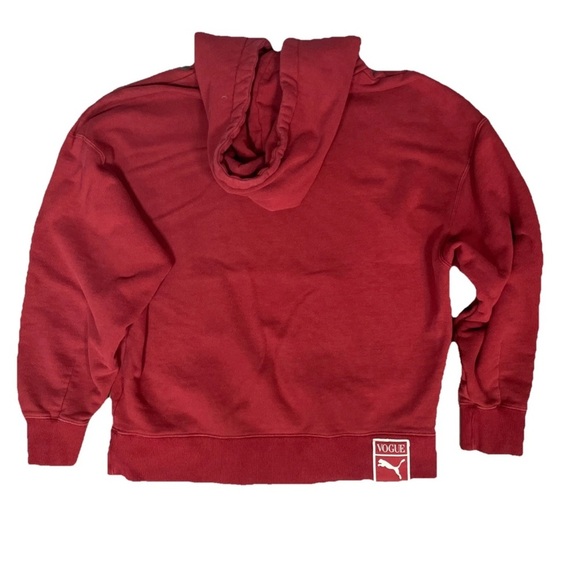 Puma x Vogue Oversized Hoodie Intense Red Women's Size Small Streetwear - Picture 6 of 6
